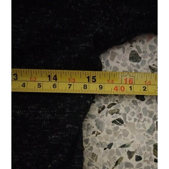 Warm Essentials By Cuddl Duds Long Sleeve Black Heathered Womens Top Size S. - Picture 6 of 8